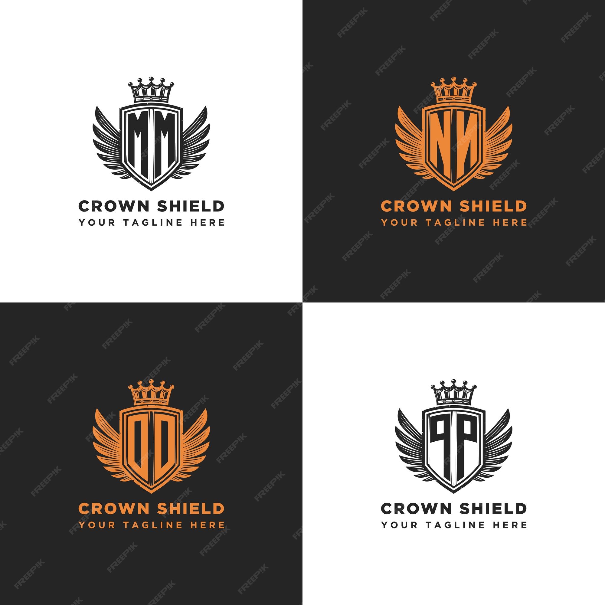 Gm monogram logo with crown shape luxury style Vector Image