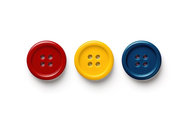 Vector set of colorful buttons illustration