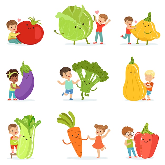 Vector set for  . colorful cartoon detailed  illustrations  on white background