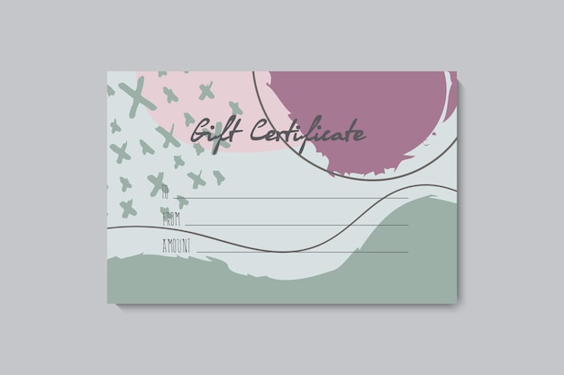 set of colorful gift cards template modern style vector illustration of flowers for saloon gallery