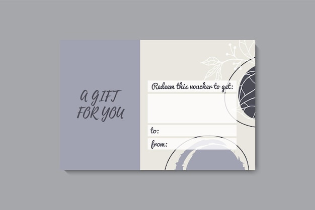 set of colorful gift cards template modern style vector illustration of flowers for saloon gallery