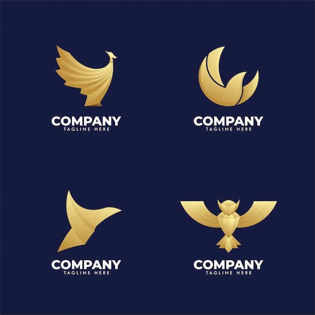 Set Of Company Animal Logo 