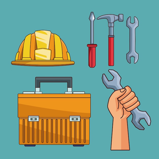 Set of construction tools