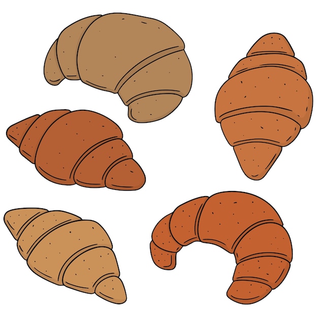 set of croissant