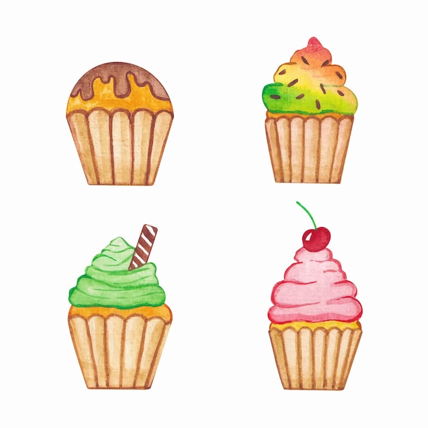 Set cupcakes