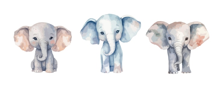 Vector set of cute koala bear watercolor isolated on white background vector illustration