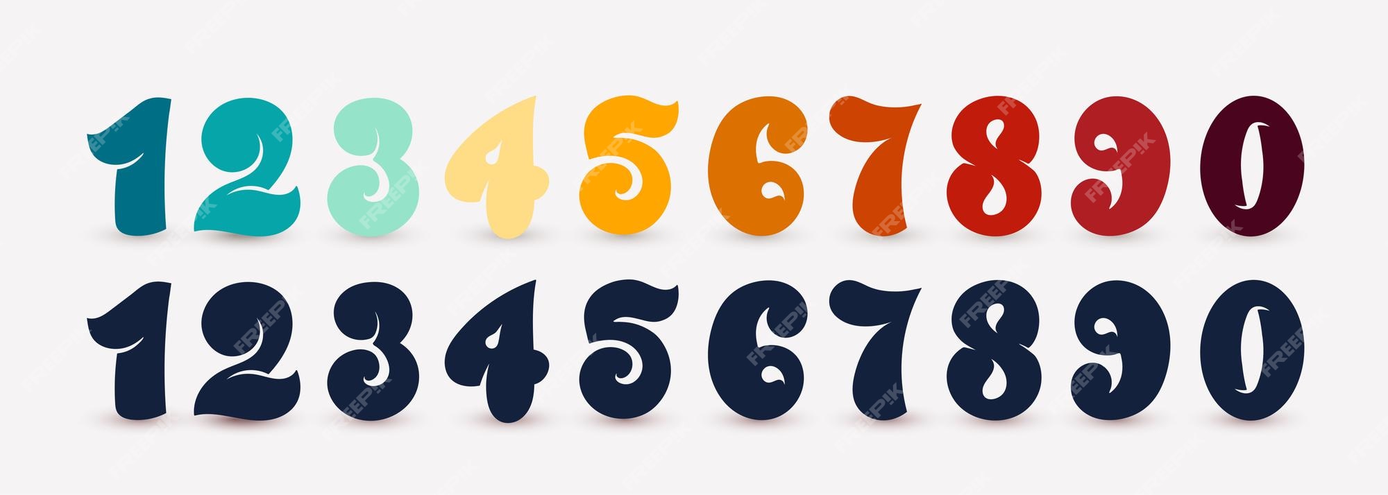 1234567890, Drawing Numbers 1 to 10 Easy Way to Learn Numbers, Counting  Numbers 1 to 10. 