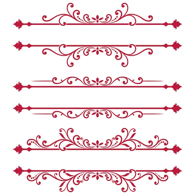 Set decorative border