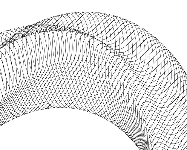 Vettore impostare il cerchio dell'elemento di design colori vettoriali audaci isolati anello dorato da strisce ondulate bagliore astratto di molti vortici scintillanti creati utilizzando l'illustrazione vettoriale dello strumento di fusione eps10 per la presentazione
