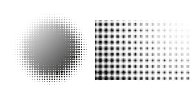 디자인 요소 설정 흰색 배경에 하프톤 도트 패턴 기술 빅 데이터 테마에 대한 검정 추상 무작위 점이 있는 벡터 그림 eps 10 프레임 하이테크 IT에 대한 그루지 표지