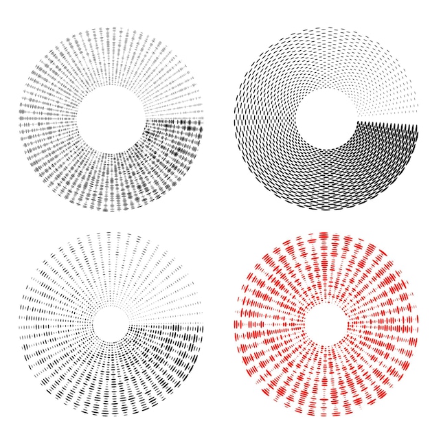 Set design elements symbol editable halftone frame dot circle pattern on white background vector illustration eps 10 frame with black random dots round border icon using halftone circle dots text