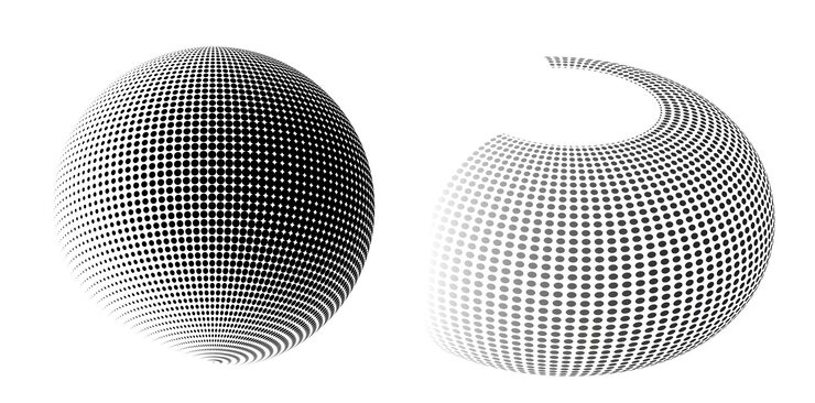 Vector 디자인 요소 기호 설정 흰색 배경에 편집 가능한 하프톤 프레임 점 원 패턴 벡터 그림 검정 임의 점이 있는 10 프레임 라운드 테두리 하프톤 원 점 텍스트를 사용하는 아이콘