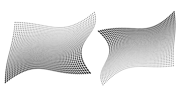 Set Design elements symbol Editable halftone frame dot circle pattern on white background Vector illustration eps 10 frame with black random dots Round border Icon using halftone circle dots text