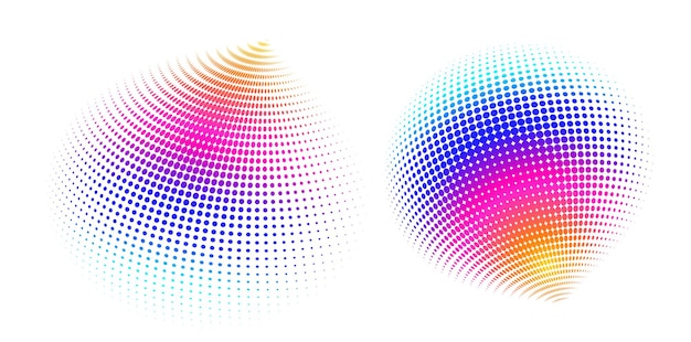 set design elements symbol editable halftone frame dot circle pattern on white background vector illustration eps 10 frame with black random dots round border icon using halftone circle dots text