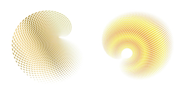 Установите символ элементов дизайна. Редактируемый полутоновый кадр. Точечный круг на белом фоне.