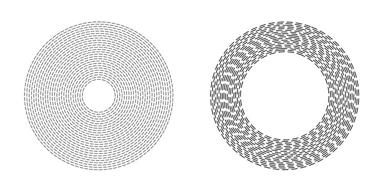 Vector set design elements symbol editable halftone frame dot circle pattern on white background vector illustration eps 10 frame with black random dots round border icon using halftone circle dots text