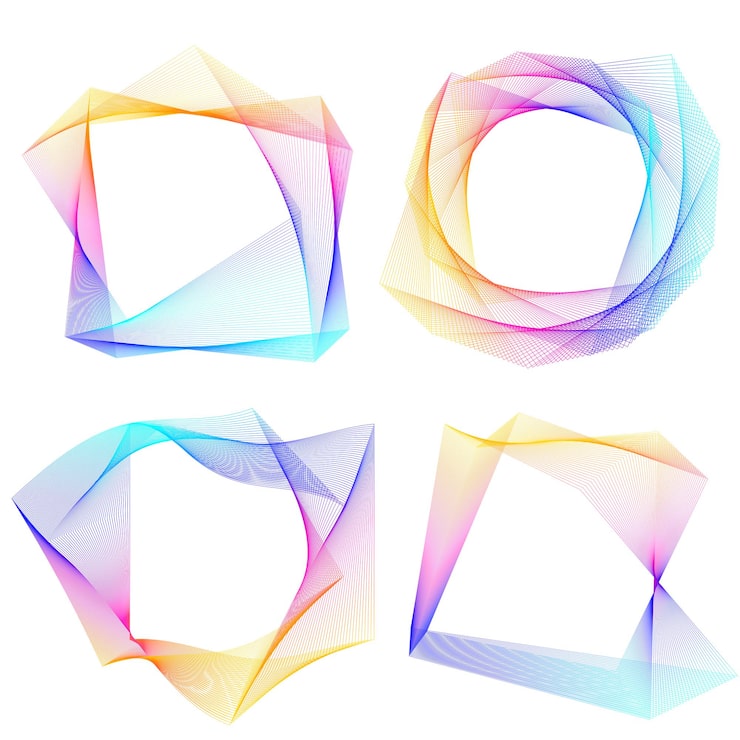 Vector set design elements symbol editable halftone frame dot circle pattern on white background vector illustration eps 10 frame with black random dots round border icon using halftone circle dots text