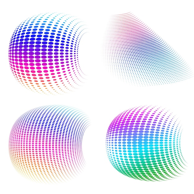 set design elements symbol editable halftone frame dot circle pattern on white background vector illustration eps 10 frame with black random dots round border icon using halftone circle dots text