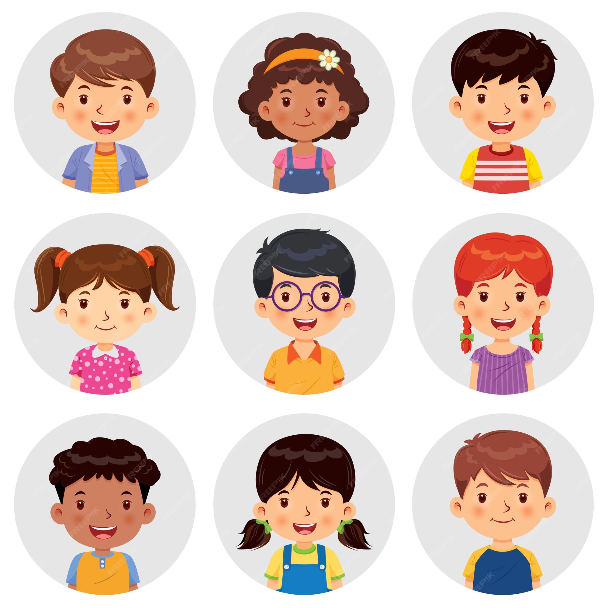Kids Face Cartoon Images - Free Download on Freepik Kids Face Cartoon Images - Free Download on Freepik