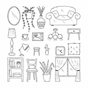 https://img.freepik.com/premium-vector/set-doodle-illustration-furniture-home-interior-items-hand-drawn-collection_499739-1074.jpg?w=360