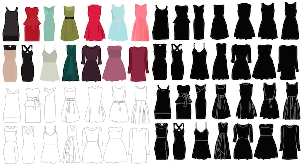 Set of dresses