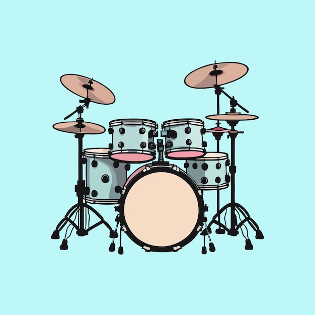 Set of drum for a band