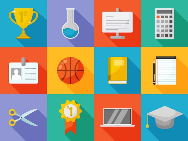 Set of Education Icon