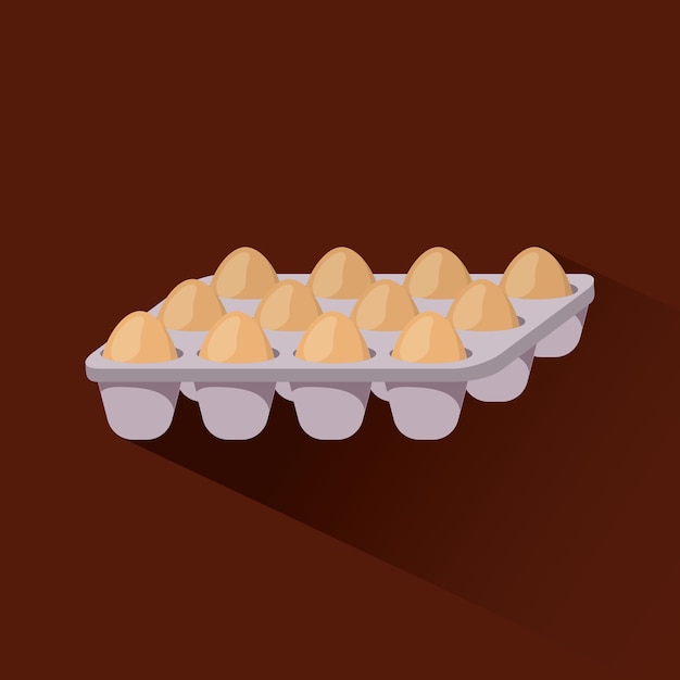 Vector set of eggs