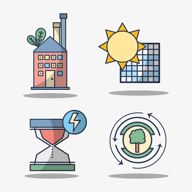 Set electronics elements to use energy