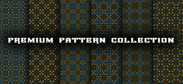 Set of elegant patterns for beautiful backgrounds