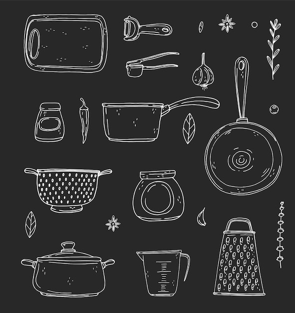 356,300+ Kitchen Utensils Drawing Stock Illustrations, Royalty