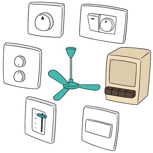 set of fan switch