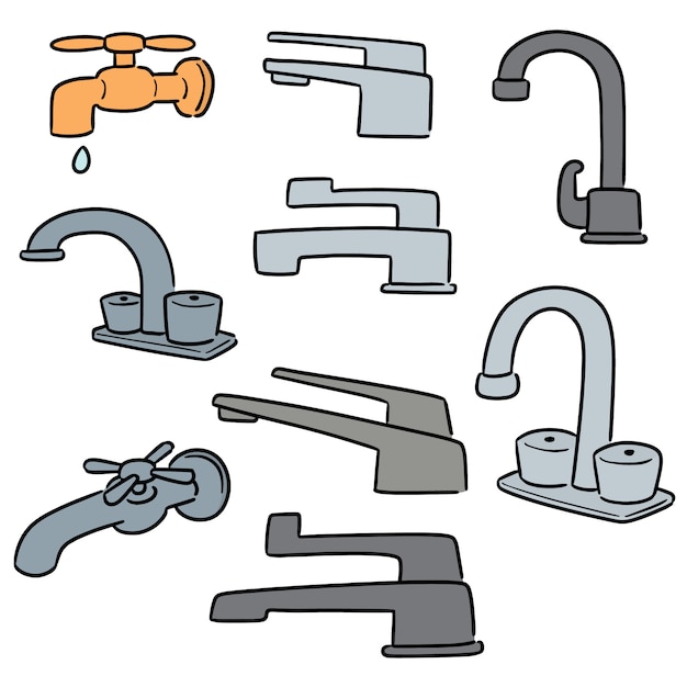 Set of faucet