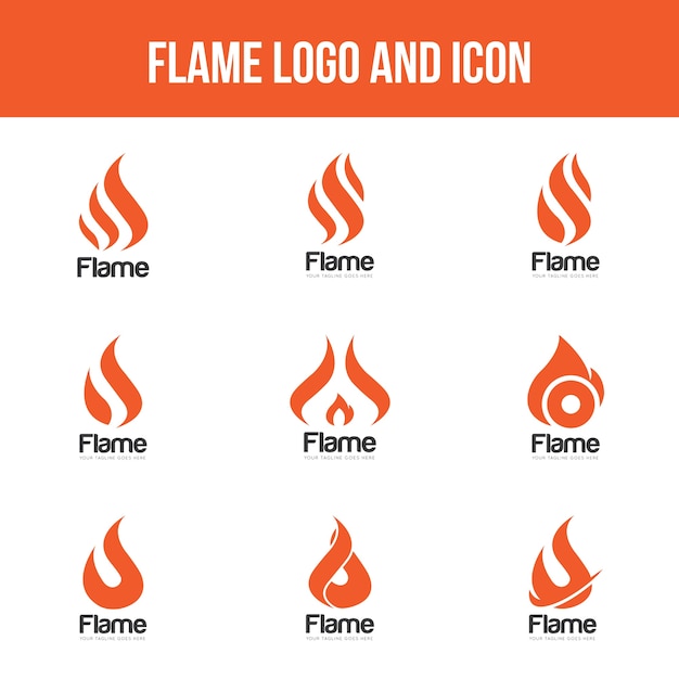 Set flame logo