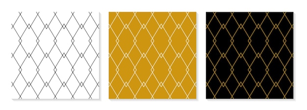 Set of flat design elegant pattern collection