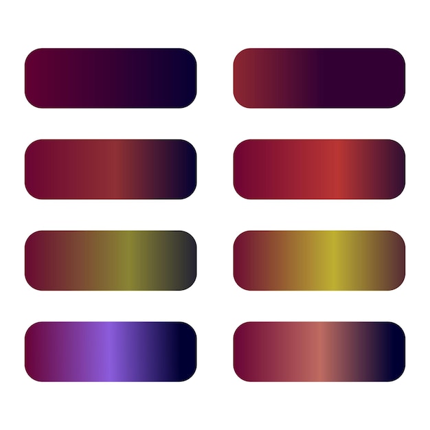 Un insieme di quattro quadrati di diversi colori con un bordo viola e rosso