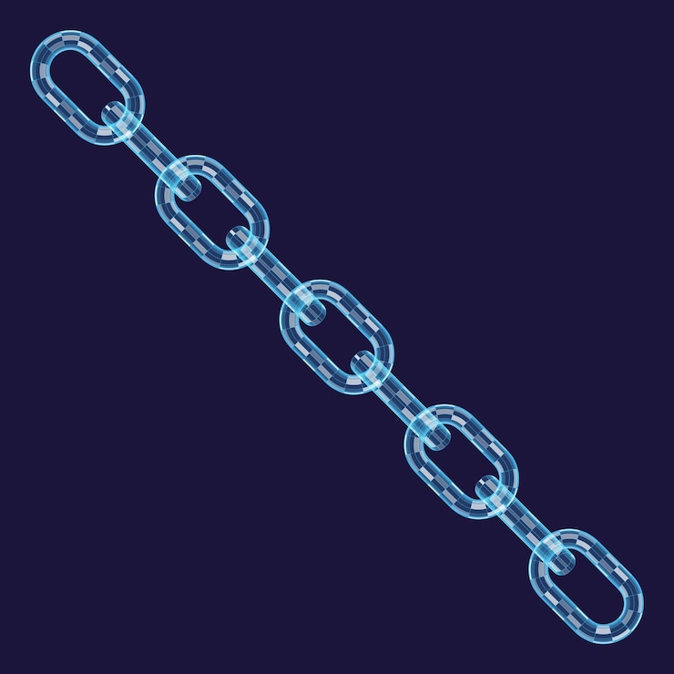 Vector set of four digital chains