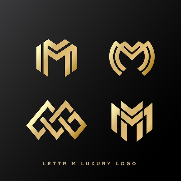 Luxury Brand Elegant Royal Logo. Royal Letter M Logo Template. 13514914  Vector Art at Vecteezy