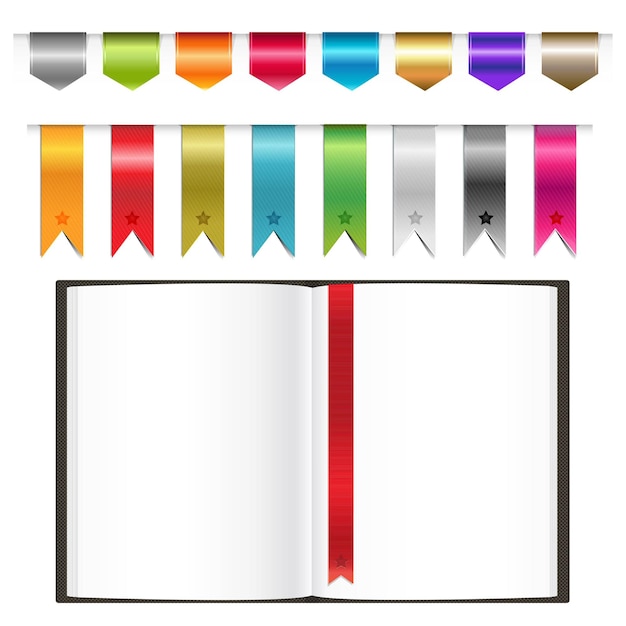 Vector set from book and bookmarks