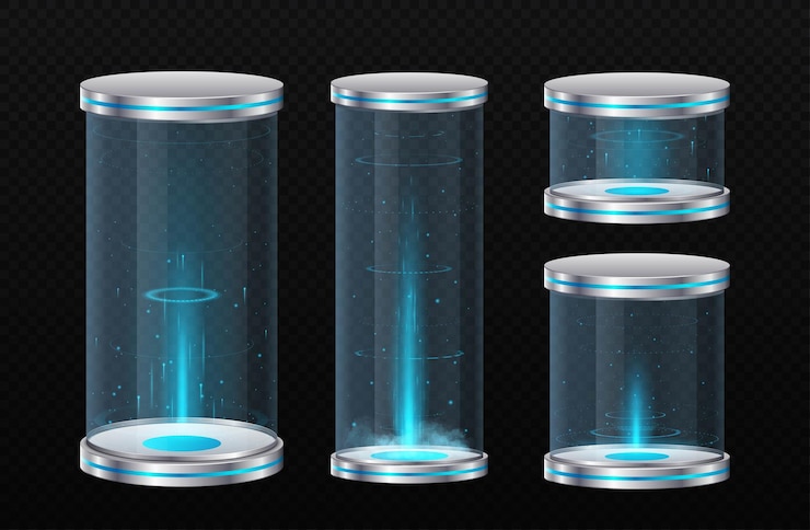 Vector set of game capsule