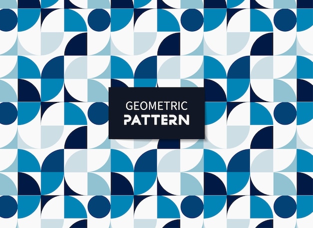 Set of geometric seamless patterns Vector