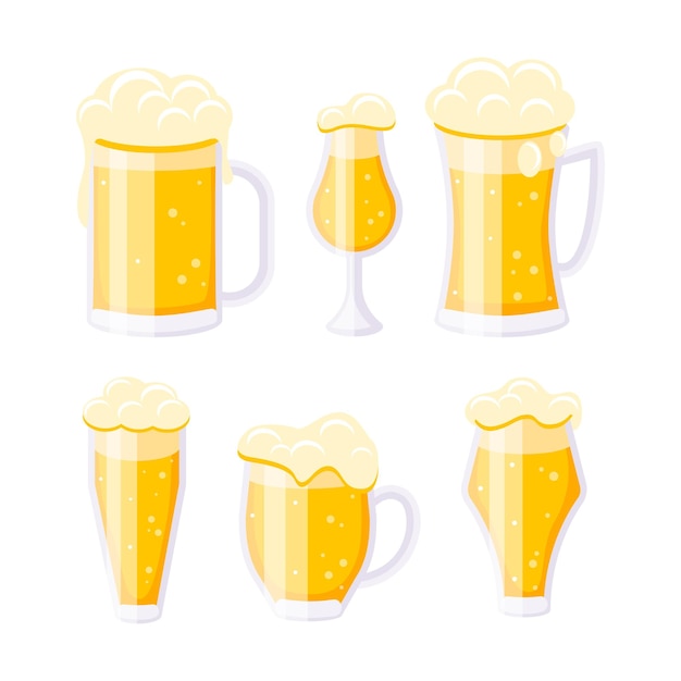 グラスとビールのボトルセット ビールカップ アルコール飲料