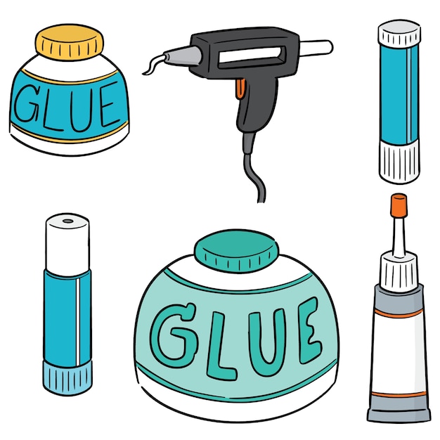 Set of glue