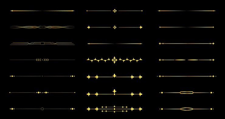 Vector 一組金色箭頭,下面寫著"我愛你"