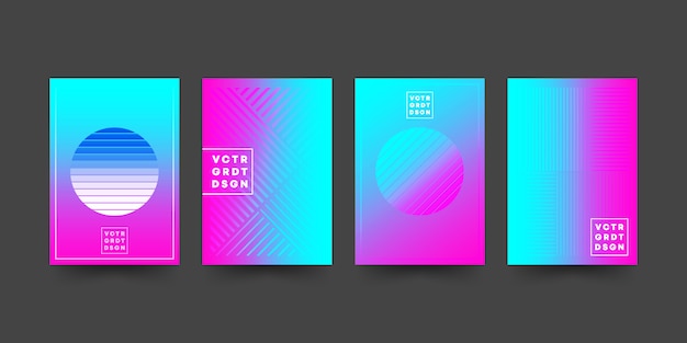 Set of gradient cover templates design.