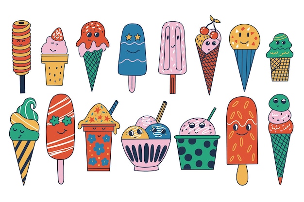 Set groovy ice cream