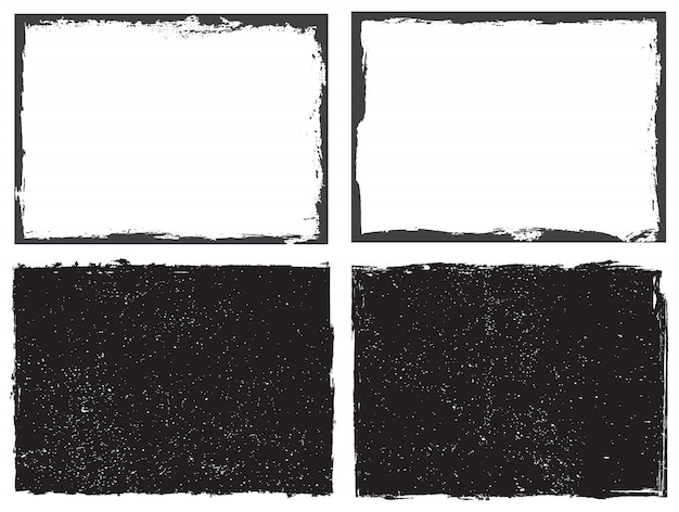 set of grunge backgrounds
