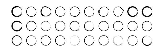 그런 지 circles.Vector 그런 지 라운드 모양의 집합입니다.