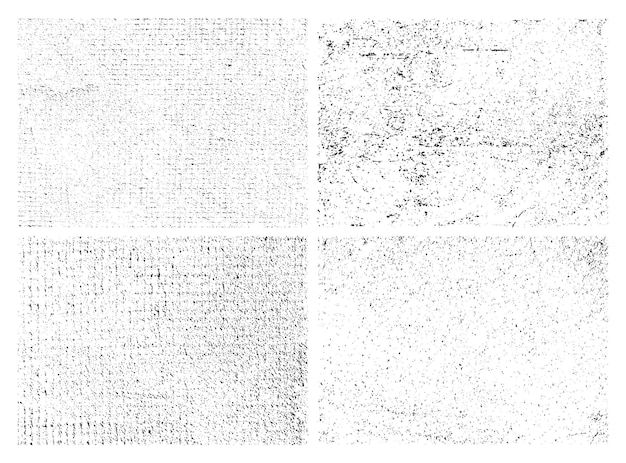 Set of grunge overlay textures