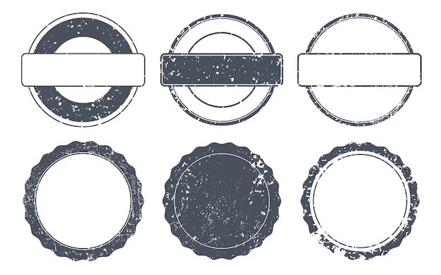 Vector set of grunge rubber stamps.